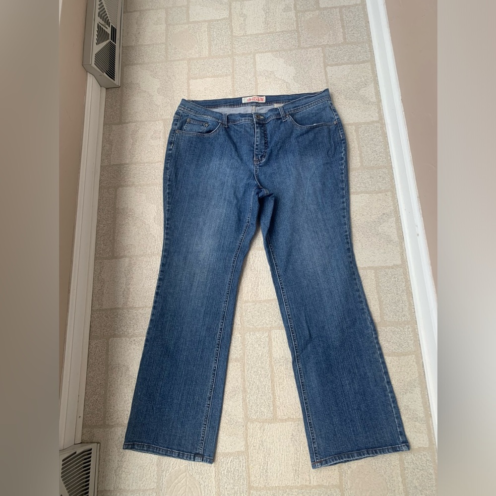 Boot cut women’s plus size jeans